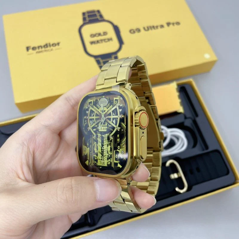 Hot Sales G9 Ultra PRO 2.2'' Big Screen Gold Smart Wrist Watch - China  Smart Watch and Smart Gold Watch price | Made-in-China.com