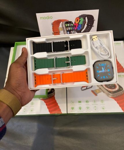 Modio 4G smart watch with 03 straps sri lanka