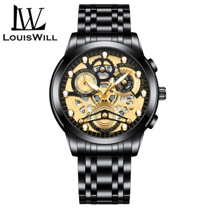 LouisWIll mens gold watch best price in sri lanka