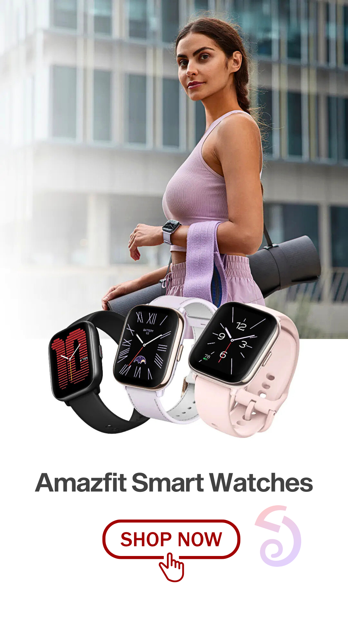 Amazfit Smart Watches Banner Sri Lanka