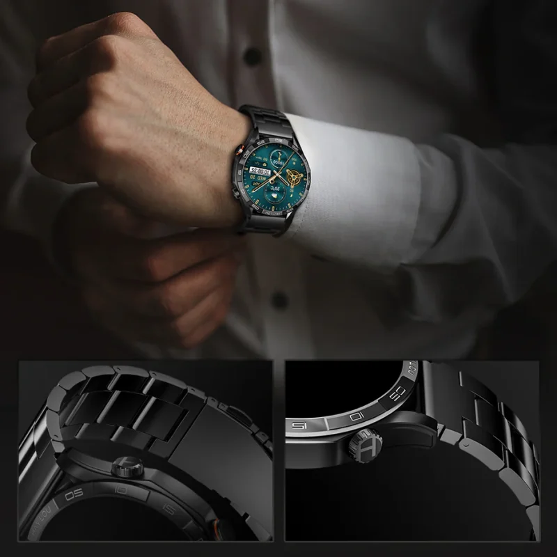 HAYLOU SOLAR 5 SMART WATCH WITH METAL STRAP