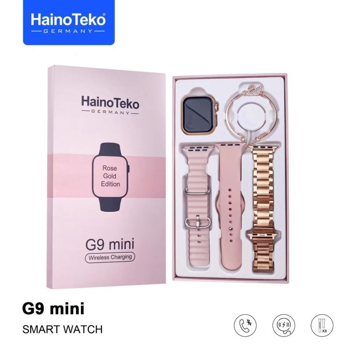 HAINO TEKO G9 MINI LADIES ROSE GOLD SMART WATCH PRICE IN SRI LANKA